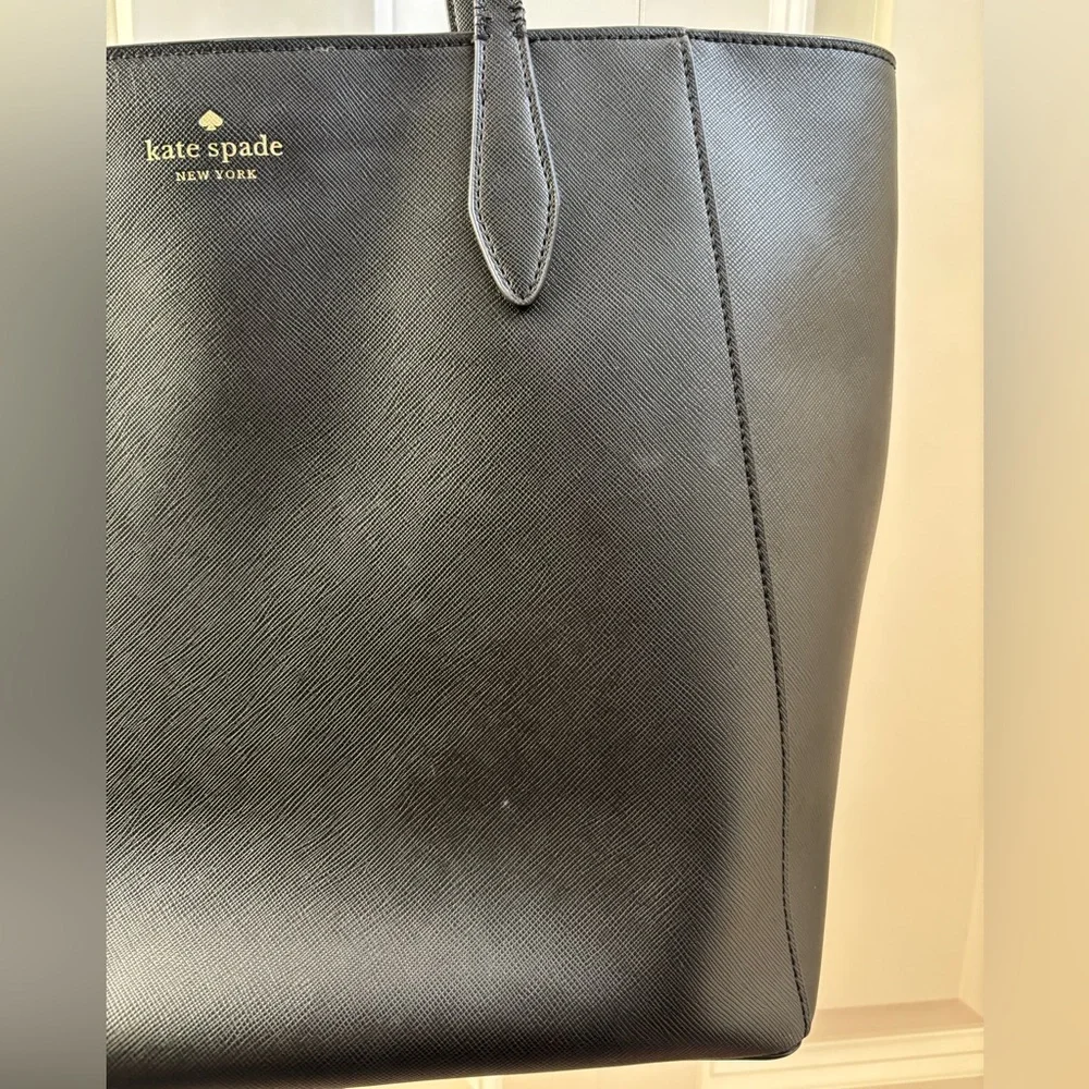 Kate Spade Black Tote with Sleek Design - Picture 3 of 12